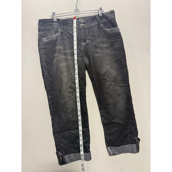 Freestyle Revolution Women's Black Denim Jeans Size 13 98% Cotton, 2% Spandex - Picture 8 of 8